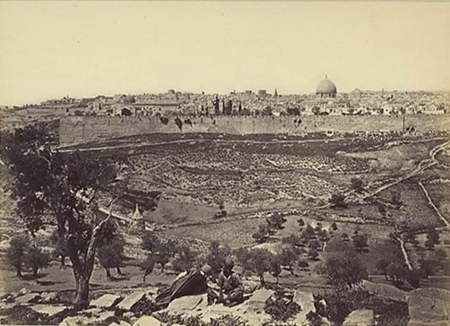 Overlooking Jerusalem 1875