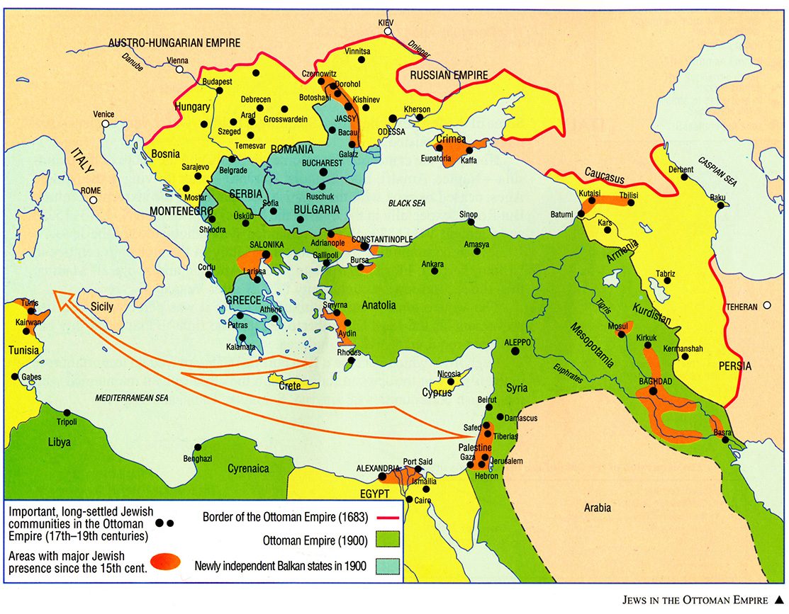 Sephardic Jewish Expulsion to Ottoman Empire Lands